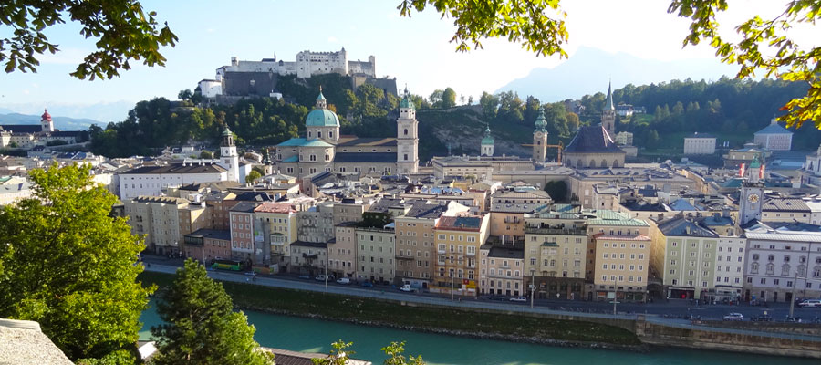 View of Salzburg from New Town