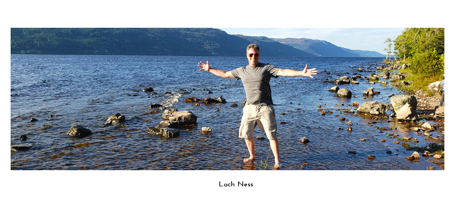 Brett Harriman in search of the Loch Ness monster